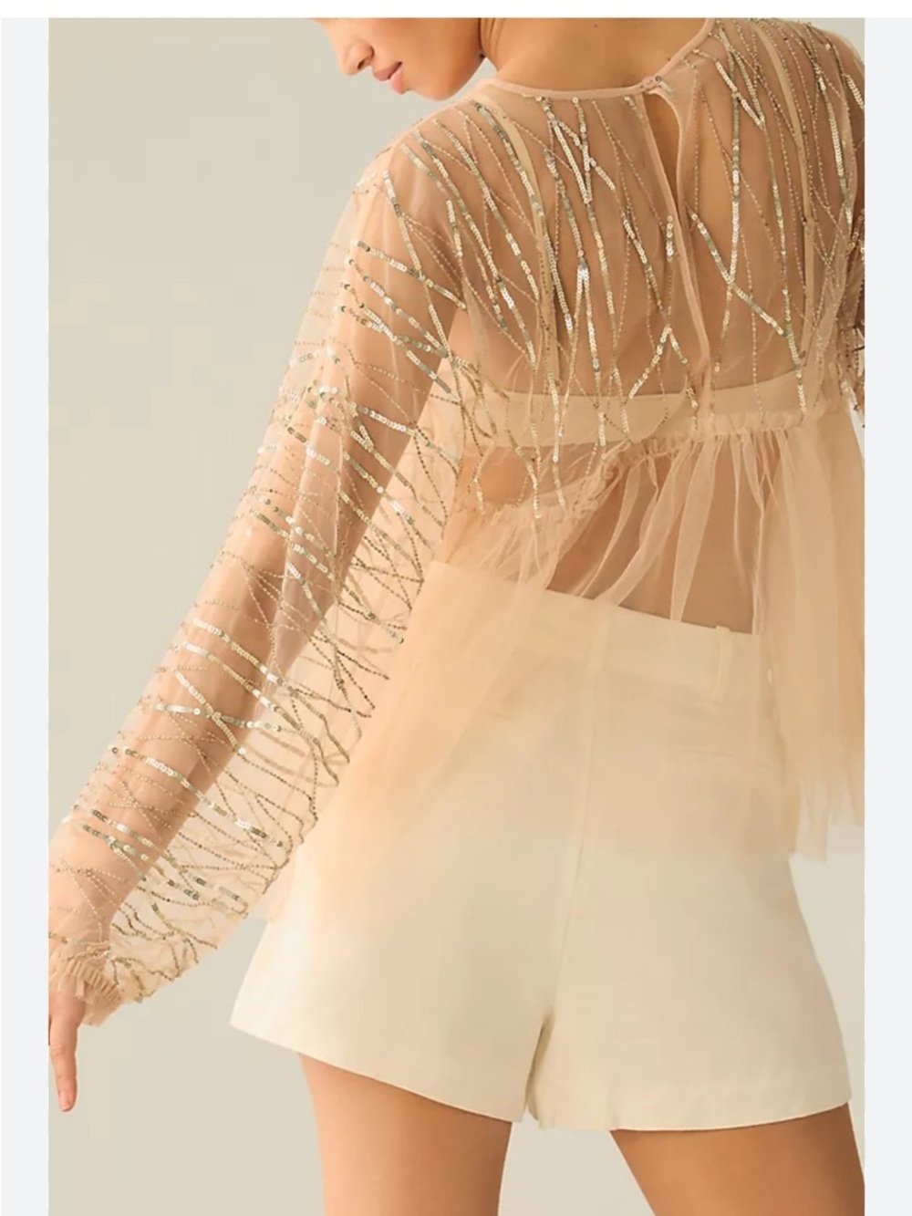 Forever That Girl Embellished
Sheer Top M - Picture 3 of 12